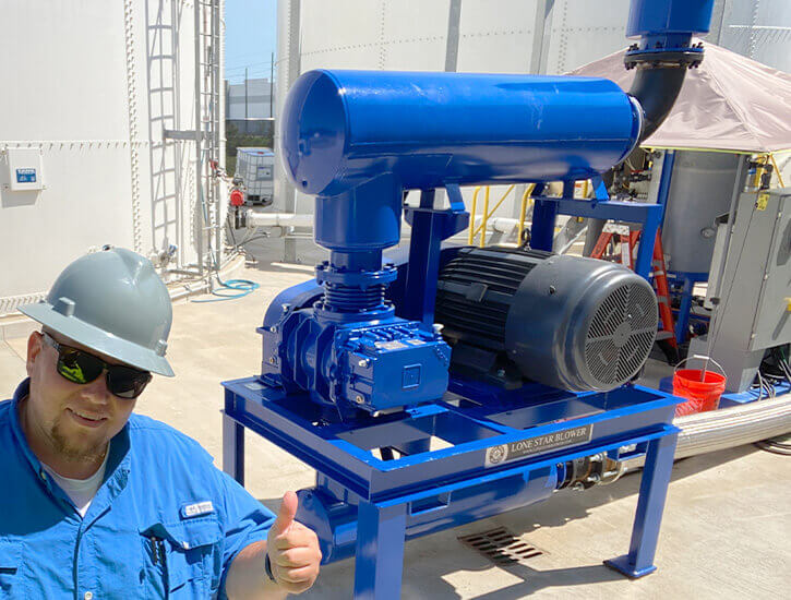 Lone Star Rental PD Blower Positive Displacement Lobe Type Blower